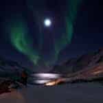 Ziemeļblāzma aurora borealis-Tromso