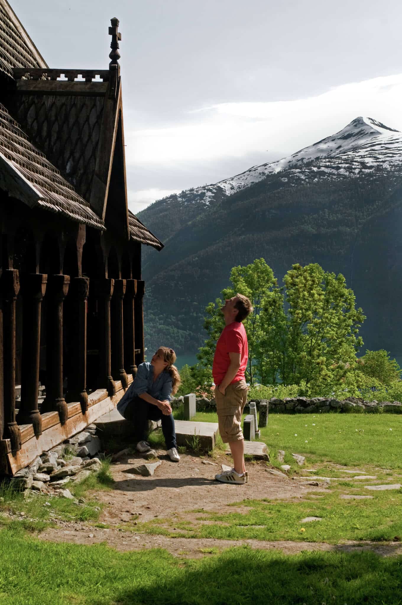 Staafkerk van Urnes - een van de vele staafkerken in Noorwegen