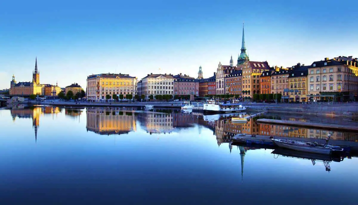 Thành phố Stockholm là thủ đô của Thụy Điển
