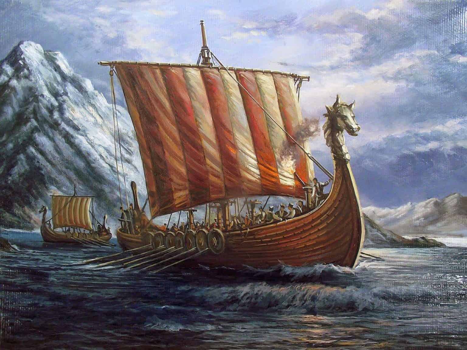 Три ладьи. Драккар норманнов. Драккар судно викингов. Корабли Драккар норманнов. Корабль викингов Драккар 10 век.